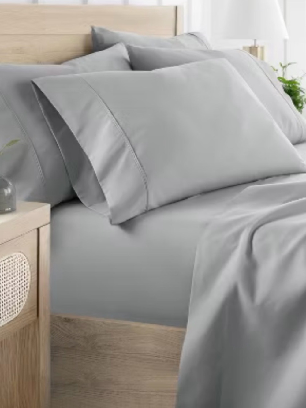 Hotel Collection Queen Sheet Set - Gray